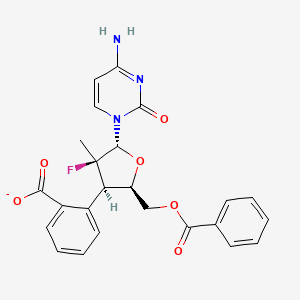 2-((2R,3R,4R,5R)-5-(4-Amino-2-oxopyrimidin-1(2H)-yl)-2-((benzoyloxy)methyl)-4-fluoro-4-methyltetrahydrofuran-3-yl)benzoate