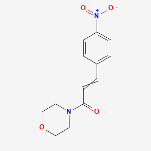 molecular formula C13H14N2O4 B14883886 1-Morpholin-4-yl-3-(4-nitrophenyl)prop-2-en-1-one 