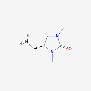 molecular formula C6H13N3O B14883916 (R)-4-(aminomethyl)-1,3-dimethylimidazolidin-2-one 