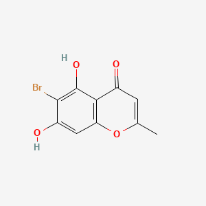 molecular formula C10H7BrO4 B14883936 6-Bromo-5,7-dihydroxy-2-methyl-4H-chromen-4-one 