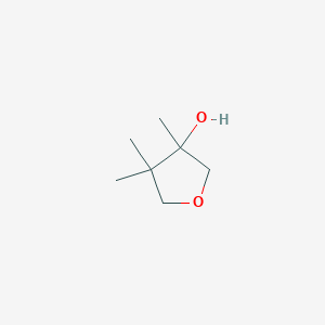 molecular formula C7H14O2 B14883967 3,4,4-Trimethyltetrahydrofuran-3-ol CAS No. 387357-60-0