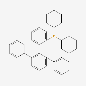 dicyclohexyl-[2-(2,6-diphenylphenyl)phenyl]phosphane