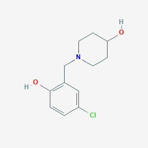 1-(5-Chloro-2-hydroxybenzyl)piperidin-4-ol