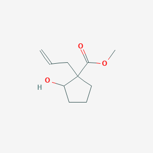 molecular formula C10H16O3 B14883987 Methyl 1-allyl-2-hydroxycyclopentanecarboxylate 