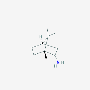 molecular formula C10H19N B14883990 (1R,4R)-1,7,7-trimethylbicyclo[2.2.1]heptan-2-amine 