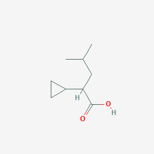 2-Cyclopropyl-4-methylpentanoic acid