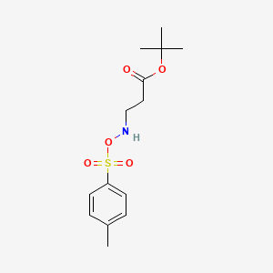 molecular formula C14H21NO5S B1488401 tert-Butyl 3-((tosyloxy)amino)propanoate CAS No. 1816254-59-7