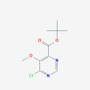 Tert-butyl 6-chloro-5-methoxypyrimidine-4-carboxylate