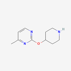 4-Methyl-2-(piperidin-4-yloxy)pyrimidine