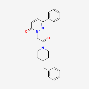 2-(2-(4-benzylpiperidin-1-yl)-2-oxoethyl)-6-phenylpyridazin-3(2H)-one