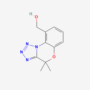 (4,4-Dimethyl-4H-benzo[b]tetrazolo[1,5-d][1,4]oxazin-9-yl)methanol