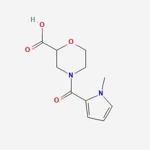 4-(1-methyl-1H-pyrrole-2-carbonyl)morpholine-2-carboxylic acid