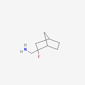 molecular formula C8H14FN B1488411 {2-氟代双环[2.2.1]庚烷-2-基}甲胺 CAS No. 1895326-69-8
