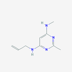 N4-allyl-N6,2-dimethylpyrimidine-4,6-diamine