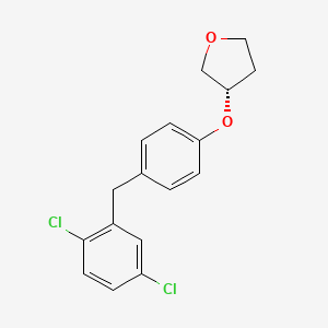 (S)-3-(4-(2,5-Dichlorobenzyl)phenoxy)tetrahydrofuran