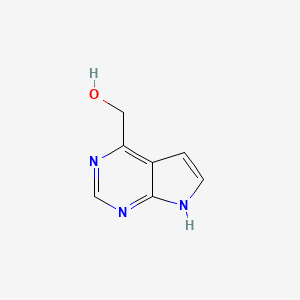 molecular formula C7H7N3O B1488421 7H-Pyrrolo[2,3-d]pyrimidin-4-ylmethanol CAS No. 1638767-76-6