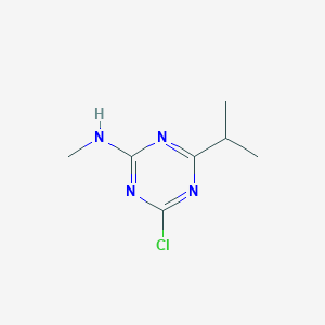 molecular formula C7H11ClN4 B1488422 4-氯-N-甲基-6-(异丙基)-1,3,5-三嗪-2-胺 CAS No. 1139245-35-4