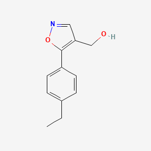 molecular formula C12H13NO2 B1488427 (5-(4-Éthylphényl)isoxazol-4-yl)méthanol CAS No. 2092628-49-2