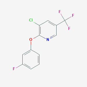 3-Chloro-2-(3-fluorophenoxy)-5-(trifluoromethyl)pyridine