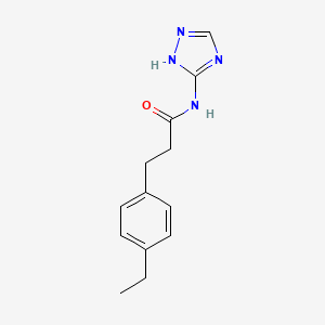 3-(4-ethylphenyl)-N-(4H-1,2,4-triazol-3-yl)propanamide