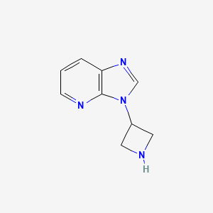 molecular formula C9H10N4 B1488436 3-(azetidin-3-yl)-3H-imidazo[4,5-b]pyridine CAS No. 2097977-09-6