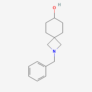 molecular formula C15H21NO B14884387 2-Benzyl-2-azaspiro[3.5]nonan-7-ol 