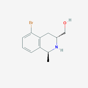 molecular formula C11H14BrNO B14884413 ((1S,3R)-5-Bromo-1-methyl-1,2,3,4-tetrahydroisoquinolin-3-yl)methanol 