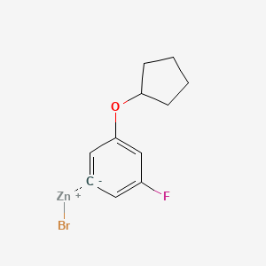 3-Cyclopentyloxy-5-fluorophenylZinc bromide