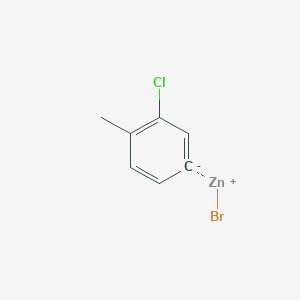 molecular formula C7H6BrClZn B14884442 3-Chloro-4-methylphenylZinc bromide 