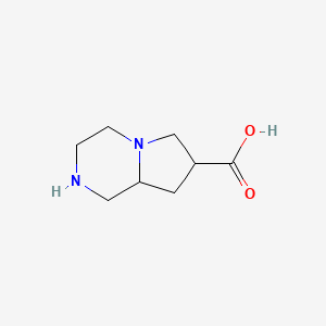 Octahydropyrrolo[1,2-a]pyrazine-7-carboxylic acid