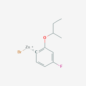 (2-sec-Butyloxy-4-fluorophenyl)Zinc bromide