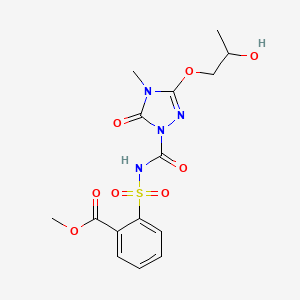 molecular formula C15H18N4O8S B1488448 丙氧草酮-2-羟丙氧基 CAS No. 496925-02-1