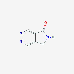 molecular formula C6H5N3O B14884480 6,7-Dihydropyrrolo[3,4-d]pyridazin-5-one 