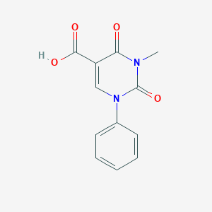 3-Methyl-2,4-dioxo-1-phenyl-1,2,3,4-tetrahydropyrimidine-5-carboxylic acid