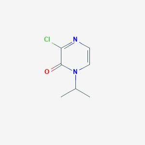 molecular formula C7H9ClN2O B1488450 3-chloro-1-isopropylpyrazin-2(1H)-one CAS No. 1876695-74-7