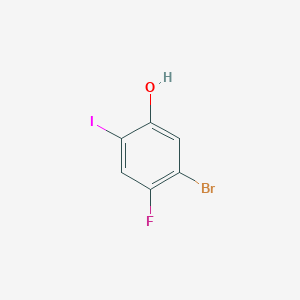 5-Bromo-4-fluoro-2-iodophenol