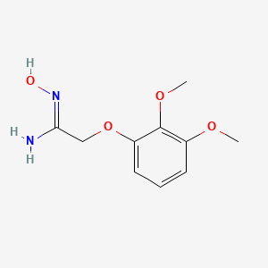 (Z)-2-(2,3-dimethoxyphenoxy)-N'-hydroxyacetimidamide