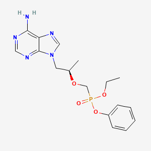 Ethyl phenyl ((((R)-1-(6-amino-9H-purin-9-yl)propan-2-yl)oxy)methyl)phosphonate