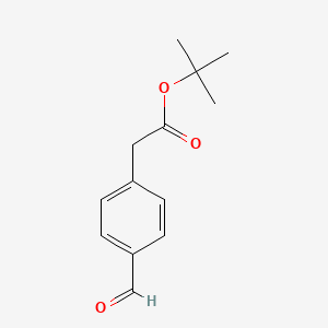 molecular formula C13H16O3 B14884551 Tert-butyl 2-(4-formylphenyl)acetate 