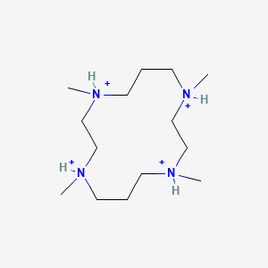 molecular formula C14H36N4+4 B14884558 Tetramethylcyclam 