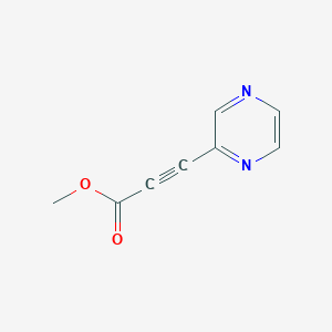 Methyl 3-(pyrazin-2-yl)prop-2-ynoate
