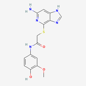 molecular formula C15H15N5O3S B14884565 Enpp-1-IN-11 