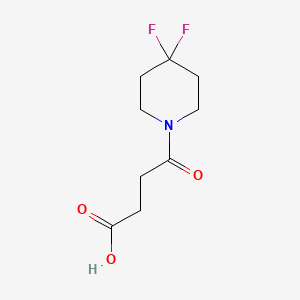 molecular formula C9H13F2NO3 B1488457 4-(4,4-Difluoropiperidin-1-yl)-4-oxobutanoic acid CAS No. 1895837-48-5