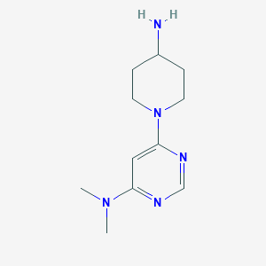 6-(4-aminopiperidin-1-yl)-N,N-dimethylpyrimidin-4-amine