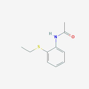 molecular formula C10H13NOS B14884610 N-[2-(ethylsulfanyl)phenyl]acetamide 