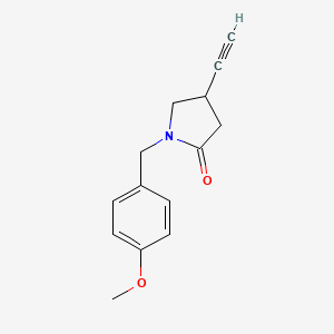 4-Ethynyl-1-(4-methoxybenzyl)pyrrolidin-2-one