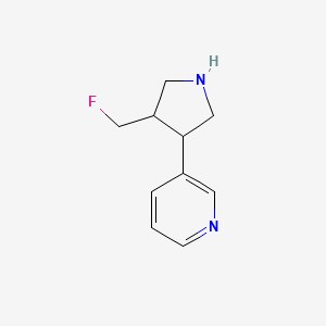3-(4-(Fluoromethyl)pyrrolidin-3-yl)pyridine