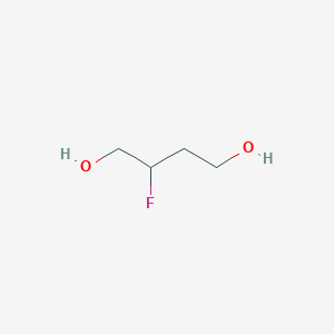 molecular formula C4H9FO2 B14884637 2-Fluorobutane-1,4-diol 