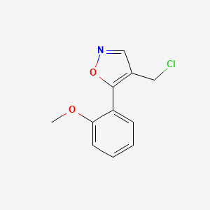 4-(Chloromethyl)-5-(2-methoxyphenyl)isoxazole