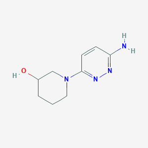 1-(6-Aminopyridazin-3-yl)piperidin-3-ol